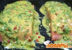 Рецепт: Пирожок из семги