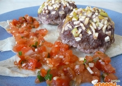 Рецепт: Котлеты по-мексикански с Salsa Mexicana