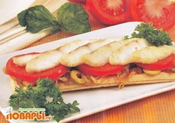 Рецепт: Хлебцы с рыбой