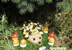 Рецепт: Закусочный паштет "Ёжик"