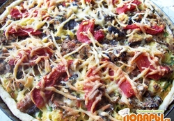 Рецепт: Рыбно-картофельный пирог