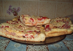 Рецепт: Пицца за 40 мин
