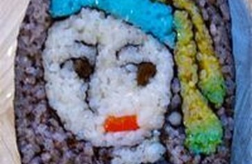 Суши-роллы, как холсты для съедобного произведения искусства