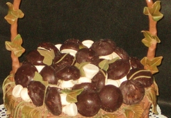 Грибочки из безе