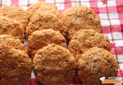 Овсяное печенье с проростками зеленой гречки