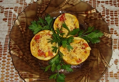 Кабачки с овощной начинкой