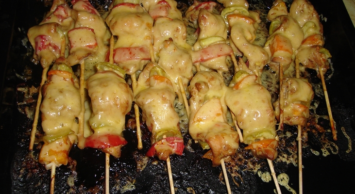 Куриные шашлычки