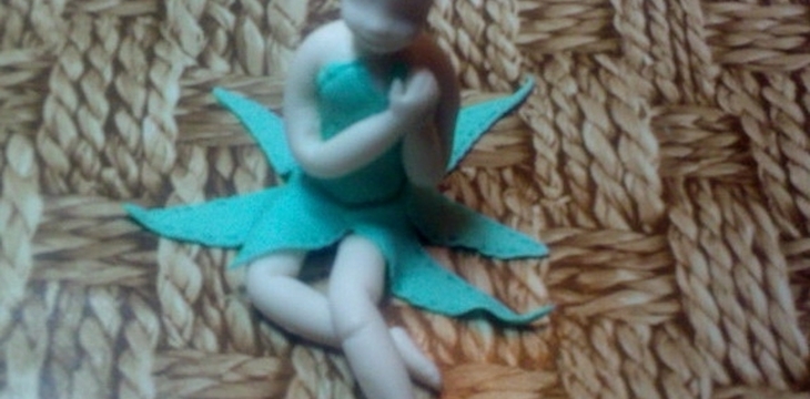 Шаг №25 МК Торт Фея на подсолнухе от alizka