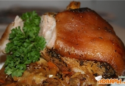 Рулька свиная запеченная