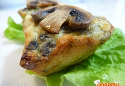 Грибные мини-запеканки