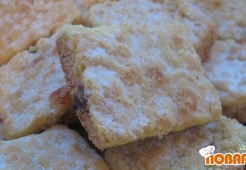 Тертый пирог с нежной творожной начинкой