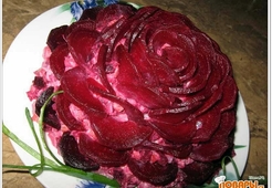 Салат "Черная роза"