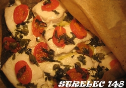 Рецепт: Масляная рыба с мятой в пергаменте