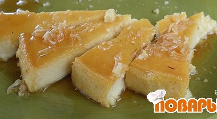 Кокосовый флан 