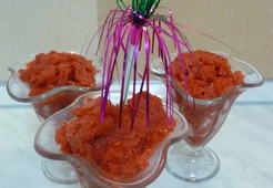 Клубничное сорбе