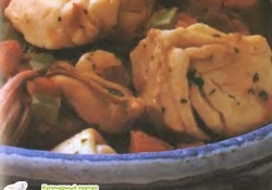 Рецепт: Тушеная рыба по-португальски