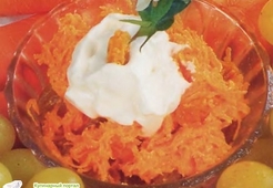 Морковь с творогом