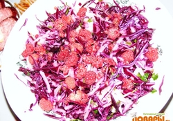 Рецепт: Салат с малиной