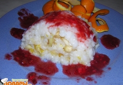 Фруктовый рулетик из риса