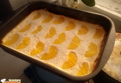 Творожное суфле с курагой и апельсинкой!