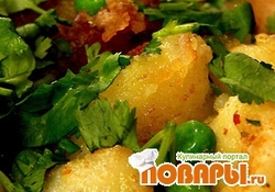 Рецепт: Жареный картофель (Patate lesse)