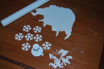 Шаг 4: Далее берем марципановую сахарную массу …