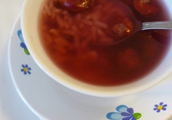 Рецепт: Вишневый суп для худеющих особ