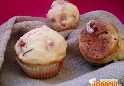 Майонезные маффины с укропом