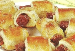 Булочки с колбасками