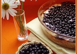 Рецепт: Творожно-черничный пирог II