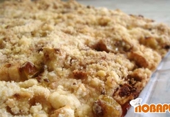 Яблочно-крыжовный пирог "Крошка"