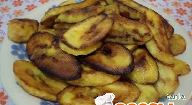 Жареные бананы (платано)