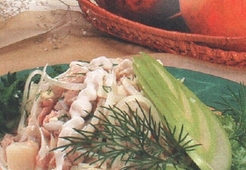 Салат с лососем