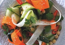 Салат из овощной «лапши»  