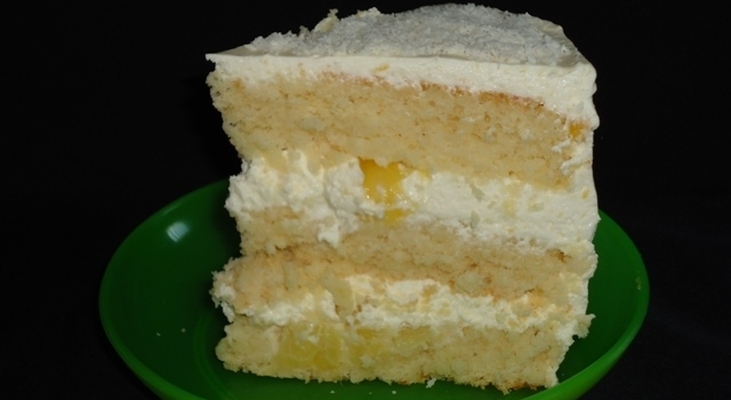 Кокосовый бисквит