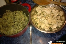 Шаг 2: Приготовить любую несладкую начинку (у …