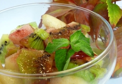 Салат из груши и киви