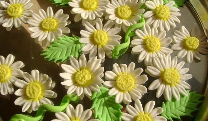 МК ромашек и листочков от Annula