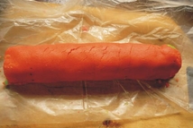 Шаг 5: Свернуть в тугой рулет. Нагреть …