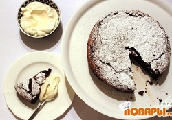 Рецепт: Шоколадный пирог без муки