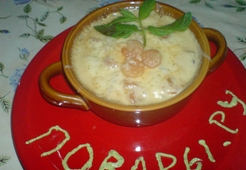 Жульен с креветками