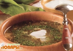 Щи зеленые с крапивой