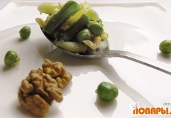 Зимний салат из стручковой фасоли