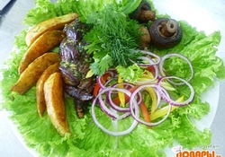 Рецепт: Мясная косичка «Красная Талка»