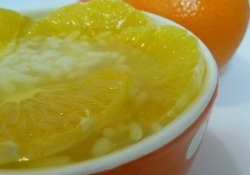 Рецепт: Кисельный суп из апельсинов 