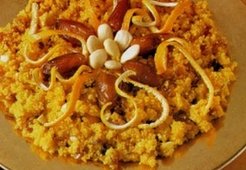 Сладкий кускус с финиками