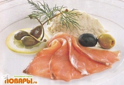 Закуска из семги