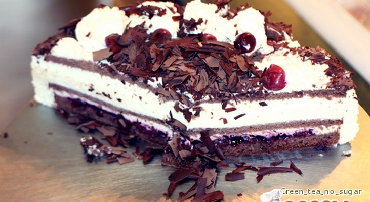 Торт "Черный лес" (с вишней)