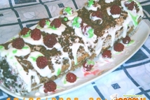 Шаг 6: Намазать остальные сливки сверху, выдавить …