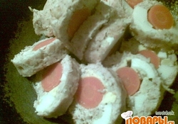 Рецепт: Рулет из куриной грудки (далян кофте)